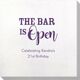 The Bar Is Open Bamboo Luxe Napkins Image 3 of 5